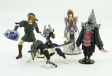 Twilight Princee 4 figures - a full set of TLOZ TP figurines