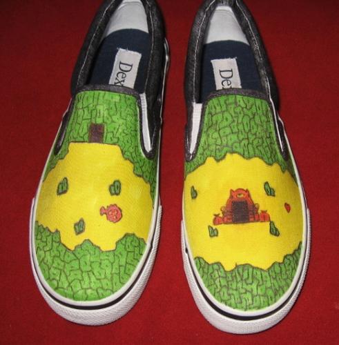That's keep your feet dry - some spanky Legend of Zelda shoes.