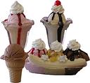 icecream - icecream in glasses