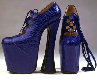 high heels - You will get veritigo wearing these heels.