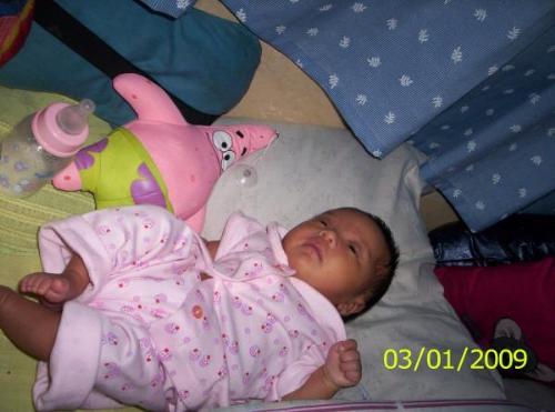rafaela mae is 1 month - rafaela is gaining weight after a month.thanks for the prayers