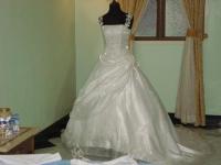 wedding gown - its a lovely wedding gown of a friend.. she is the most beautiful girl in her wedding.