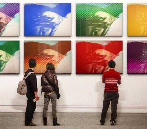 portraits of me.. - i used photofunia to create this pic..