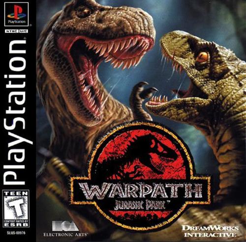 Jurassic Park Warpath on the Playstation - this was a 3d fighting game released on the Sony Playstation
