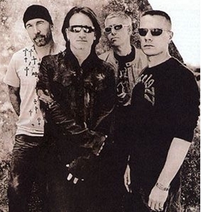 band U2 - the most exciting rock band that there is.
