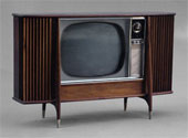 Televison - Vintage Brown Television Console