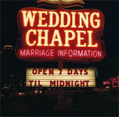 Wedding - Neon Wedding Chapel Sign in Las Vegas, USA