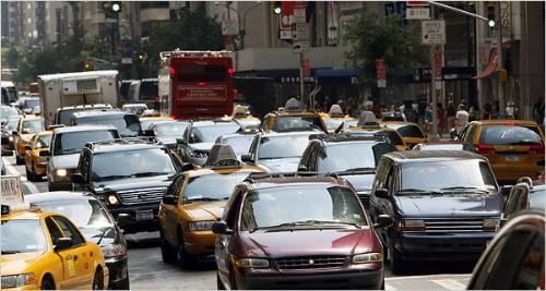 Stuck in traffic arrghh - A scene which every motorist hates - packed traffic