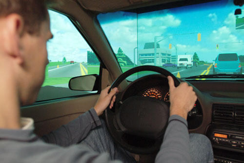 a safe driving simulator - a safer way to learn how to drive - via a simulator
