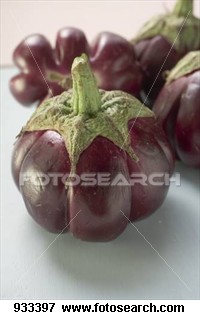 baby aubergines - baby aubergines much better than brinjal, especially, the seedless.