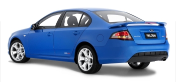 Blue Ford FG Falcon - I like this colour the best I think. I've always had a thing for blue.