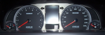 Speedo on the dashboard - the spedometer and tacometer in a car.