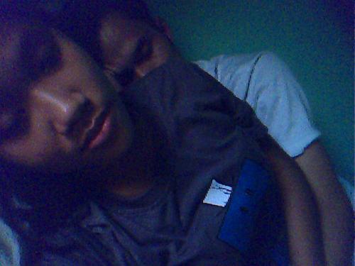 me and nirds sleeping - this is how we usually sleep.
