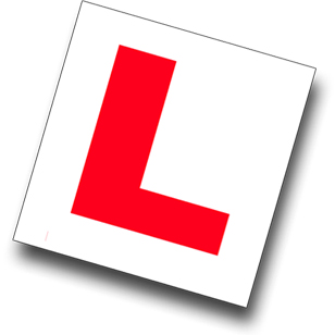 The L plate for Learners - anyone learning to drive will be familiar with this one...