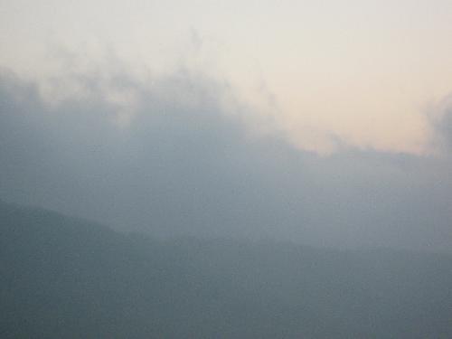 In the morning - Great view in the morinng ,,full of mist and fog...