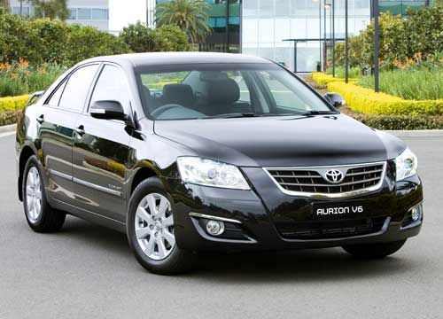 Toyota Aurion touring car - a photgraph of a Toyota Aurion.