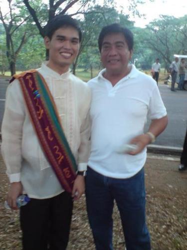 Gracuation Day!!! - Me with my father.