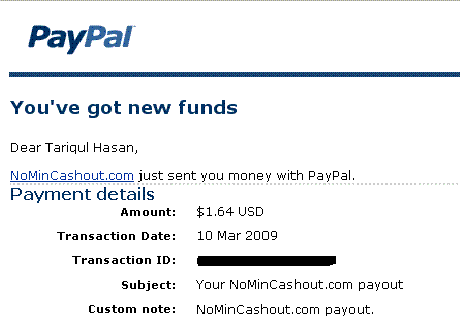 2nd time paid - Today I paid for 2nd time. Join now http://nomincashout.com/register.php/sahed.html