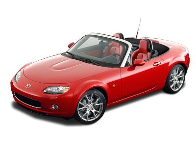A Mazda MX 5 - A photgraph of a Mazda MX 5