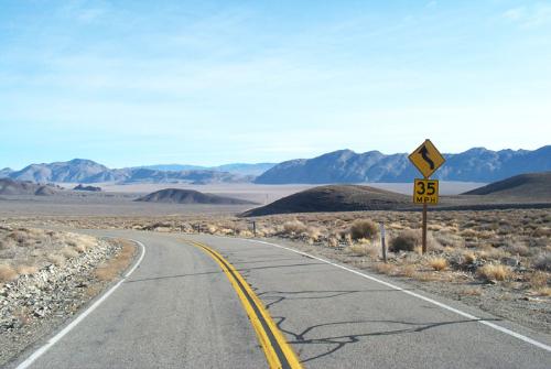 The open road in California - what many people dream of - taking to the road in Cali