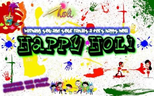 Happy Holi - Wishing all of you a very happy and colorful Holi