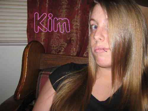 Kim - Me sittin there. lol