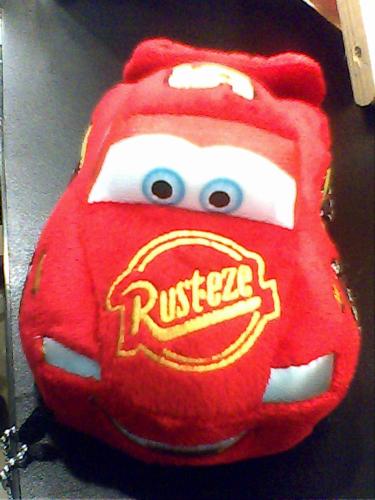 lightning mcqueen - lightning mcqueen stuff toy i got at the amusement park.