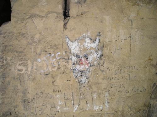 Browns Folly Devil - Taken deep under ground in a stone mine in Bath / Box area