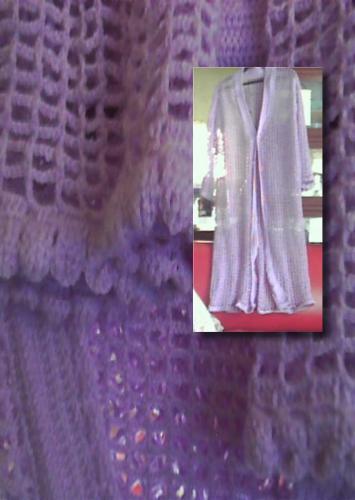 my crocheted house gown - here&#039;s a picture of my project,