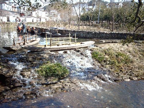 village  - this river is at wuyuan. sale.3072:2304