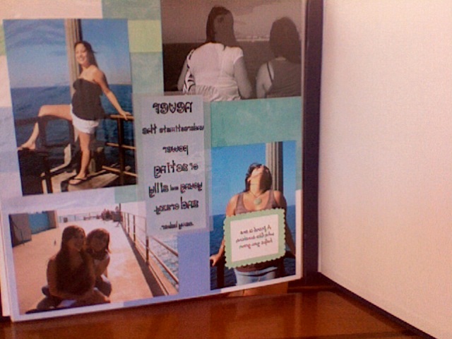 Scrapbooking - My first scrapbook page
