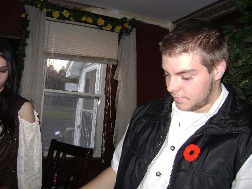 chris - at halloween..sorry people, I havent yet taken my costume off!
