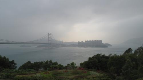 ching ma bridge - wide shot of ching ma bridge
