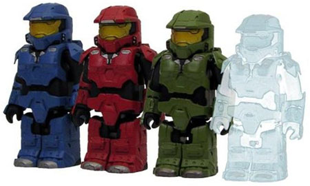 Halo 3 Kubrik figures - some cute Kubrik Master Chief figures