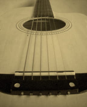 guitar oasis - our i year old guitar.. named after the oasis band coz its their song that is first played on this..
