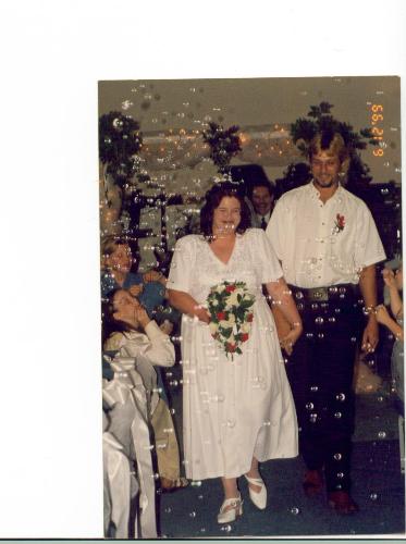 my wedding day - myself and wife