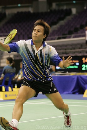kennevic asuncion - kennevic asuncion, a Filipino badminton player, on one of his games.