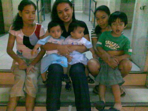 ash wednesday - it was rainin' cats and dogs, my boys were so amazed being out that day