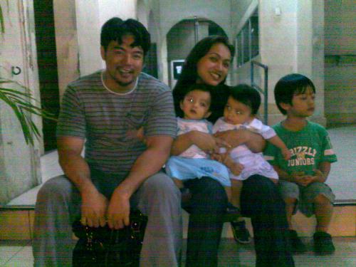happy family - i'm one hell of a lucky girl being around these boys. bet i'm just destined to be fascinated with boys always. at first there were my dad and brothers and now my very own family.