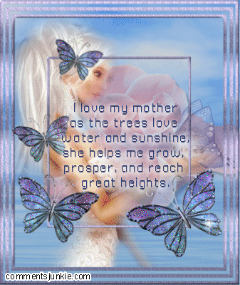 I love mom poem - Mom's poem. Have you made one for your poem?