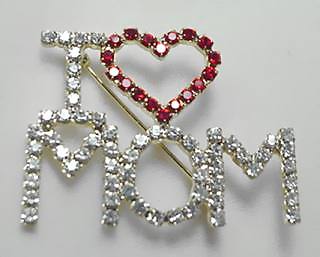 I love mom pin - How much do you love your mom?