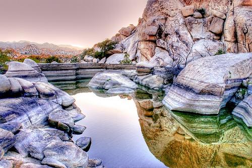 Barker Dam - Here is another version of Barker Dam in HDR.