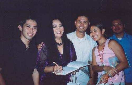 Guesting at ABS CBN Cebu (Chikahay Ta!) - This picture was taken during the guesting at Chikahay Ta! ABS-CBN Cebu on August 1, 2004 (Full Moon) to talk on the topic about '6th Sense'. L-R: Satori (former Dark Moon Raven), Ma'am Dulz (former guest of Tropang Pinoy and Points of View), me..Silver Hawk, Neda (ABS-CBN Talent Coordinator). These are my psychic friends who practice the ancient art.