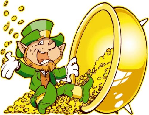 Lucky Pot of Gold - image of pot of gold