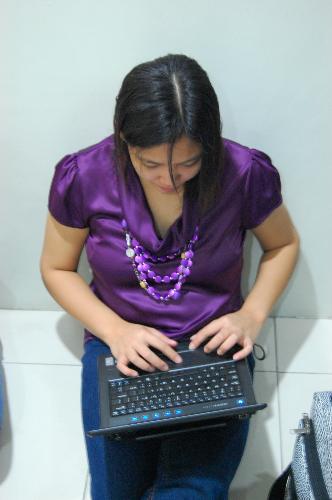 me while doing mylotting haha - me while doing mylotting haha while waiting for someone to open the office one Saturday morning