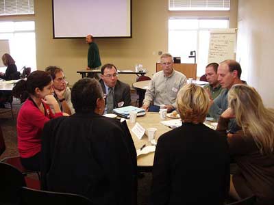 meeting - office meeting with different staff members.