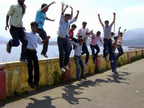 Enjoying life - when we college friend went for a tour then gave a pose Sanjeev Kumar Jaiswal http://www.sanjeevjaiswal.com