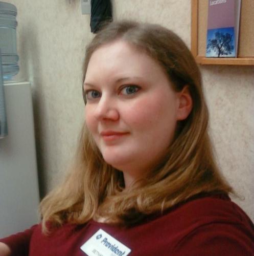 me at work - taken in the break room at work after lunch... boring!