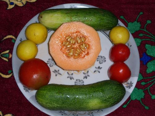 variety for eyes! - variety of vegetables on plate