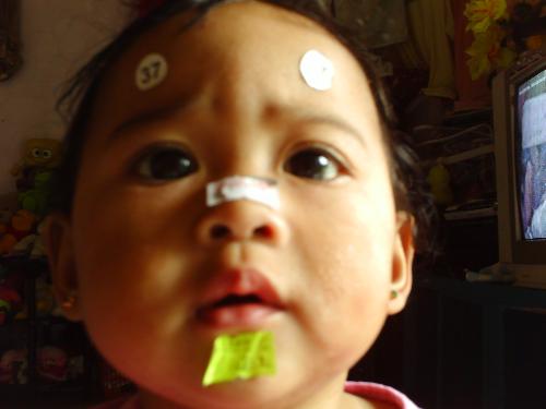 wachu lookin' at - stickers where it's not supposed to be